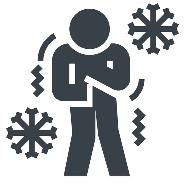 Mann Mit Einem Schraubenschlüssel Icon Vektor Illustration — Stockvektor