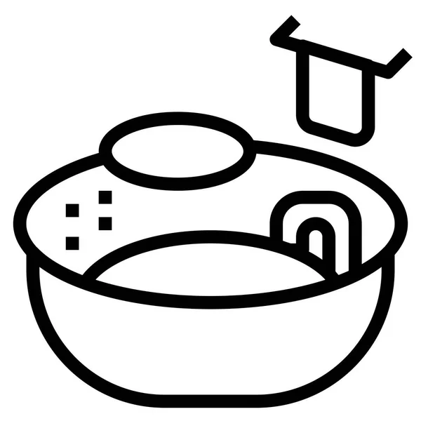 Icono Jacuzzi Para Web Sitio Web Ilustración Vectores — Vector de stock