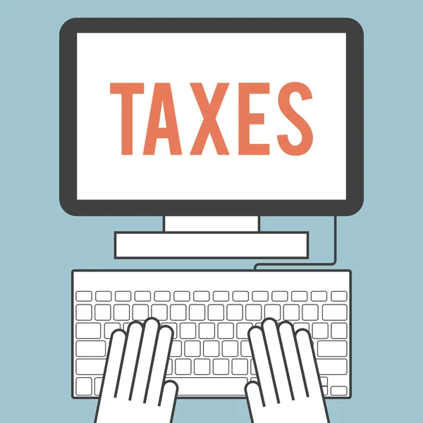 Taxes — Stock Vector