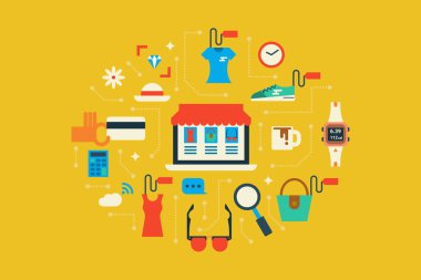 Online kavramı arka plan