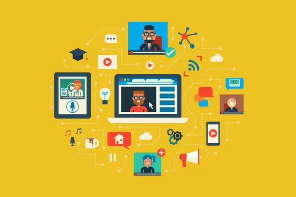 Webinar kavramı arka plan