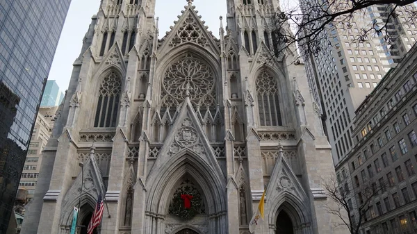 St. Patrick 's Cathedral i New York - Stock-foto