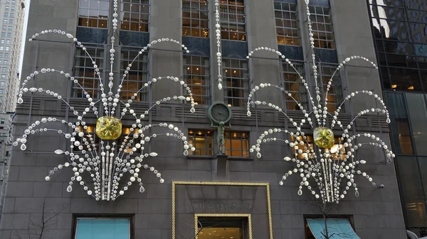 New York Dec Tiffany Fifth Avenue Flagship Store Manhattan New — Stock Photo, Image