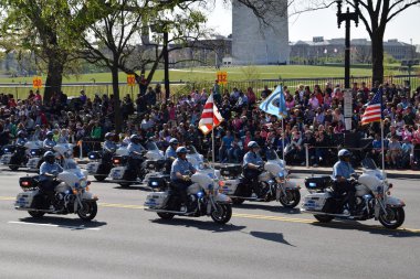2016 Ulusal Cherry Blossom geçit töreninde Washington Dc