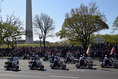 2016 Ulusal Cherry Blossom geçit töreninde Washington Dc