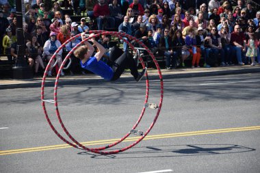 2016 Ulusal Cherry Blossom geçit töreninde Washington Dc