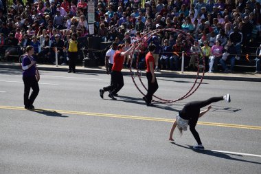 2016 Ulusal Cherry Blossom geçit töreninde Washington Dc