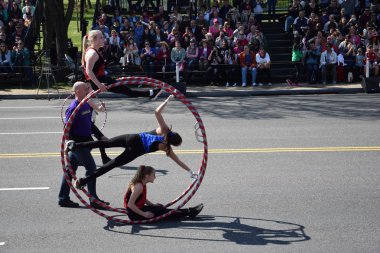 2016 Ulusal Cherry Blossom geçit töreninde Washington Dc