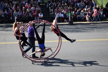 2016 Ulusal Cherry Blossom geçit töreninde Washington Dc