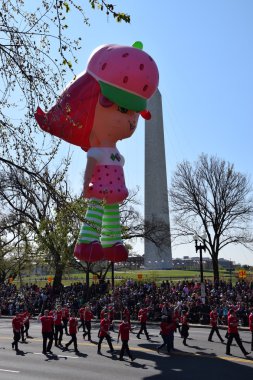 2016 Ulusal Cherry Blossom geçit töreninde Washington Dc