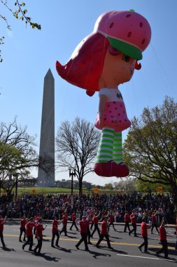 2016 Ulusal Cherry Blossom geçit töreninde Washington Dc