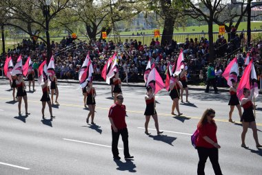 2016 Ulusal Cherry Blossom geçit töreninde Washington Dc