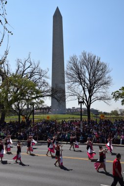 2016 Ulusal Cherry Blossom geçit töreninde Washington Dc