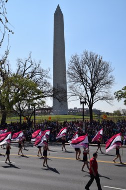 2016 Ulusal Cherry Blossom geçit töreninde Washington Dc