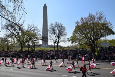2016 Ulusal Cherry Blossom geçit töreninde Washington Dc
