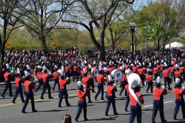2016 Ulusal Cherry Blossom geçit töreninde Washington Dc