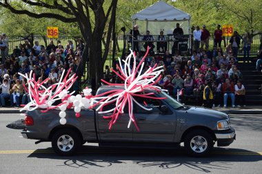 2016 Ulusal Cherry Blossom geçit töreninde Washington Dc