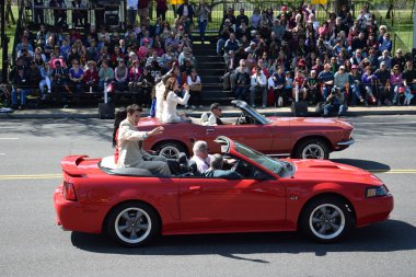 2016 Ulusal Cherry Blossom geçit töreninde Washington Dc