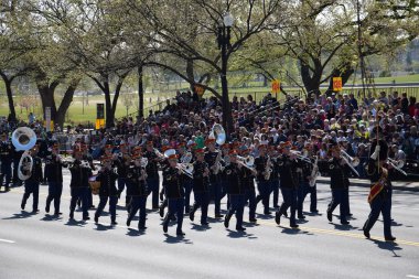 2016 Ulusal Cherry Blossom geçit töreninde Washington Dc