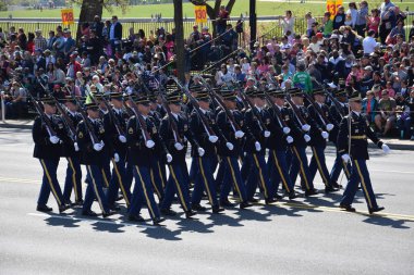 2016 Ulusal Cherry Blossom geçit töreninde Washington Dc