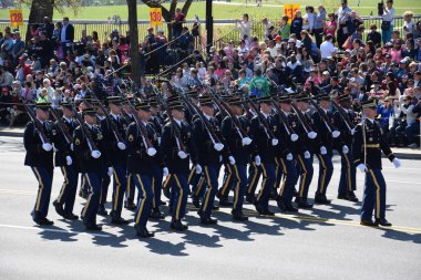 2016 Ulusal Cherry Blossom geçit töreninde Washington Dc