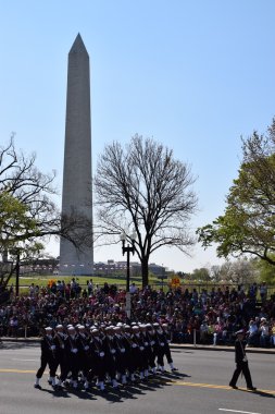 2016 Ulusal Cherry Blossom geçit töreninde Washington Dc