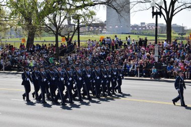 2016 Ulusal Cherry Blossom geçit töreninde Washington Dc