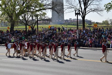 2016 Ulusal Cherry Blossom geçit töreninde Washington Dc
