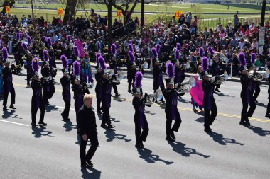 2016 Ulusal Cherry Blossom geçit töreninde Washington Dc