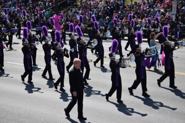 2016 Ulusal Cherry Blossom geçit töreninde Washington Dc