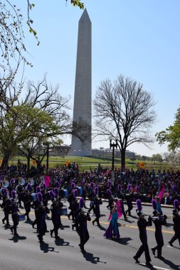 2016 Ulusal Cherry Blossom geçit töreninde Washington Dc