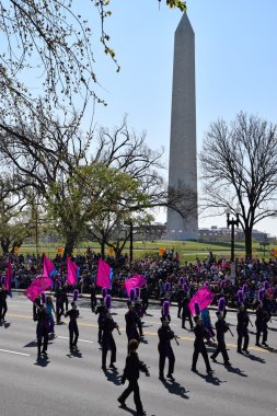 2016 Ulusal Cherry Blossom geçit töreninde Washington Dc
