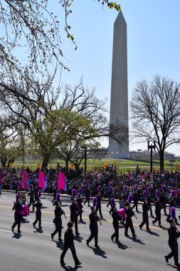 2016 Ulusal Cherry Blossom geçit töreninde Washington Dc