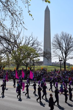 2016 Ulusal Cherry Blossom geçit töreninde Washington Dc