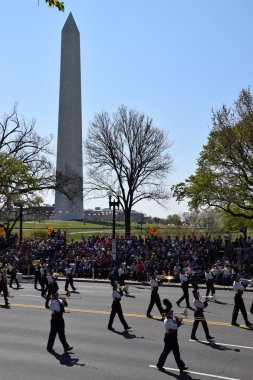 2016 Ulusal Cherry Blossom geçit töreninde Washington Dc