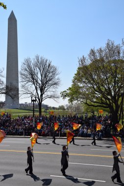2016 Ulusal Cherry Blossom geçit töreninde Washington Dc