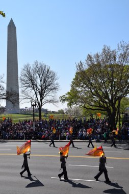 2016 Ulusal Cherry Blossom geçit töreninde Washington Dc