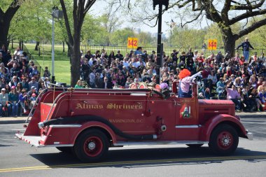 2016 Ulusal Cherry Blossom geçit töreninde Washington Dc