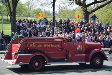2016 Ulusal Cherry Blossom geçit töreninde Washington Dc