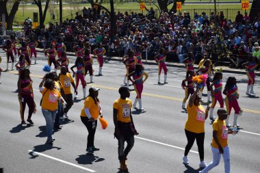2016 Ulusal Cherry Blossom geçit töreninde Washington Dc