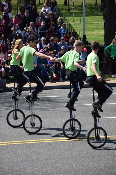 2016 Ulusal Cherry Blossom geçit töreninde Washington Dc