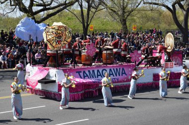 2016 Ulusal Cherry Blossom geçit töreninde Washington Dc
