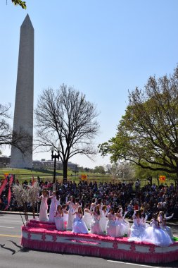 2016 Ulusal Cherry Blossom geçit töreninde Washington Dc