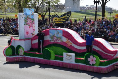2016 Ulusal Cherry Blossom geçit töreninde Washington Dc