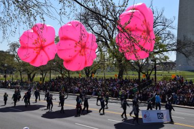 2016 Ulusal Cherry Blossom geçit töreninde Washington Dc