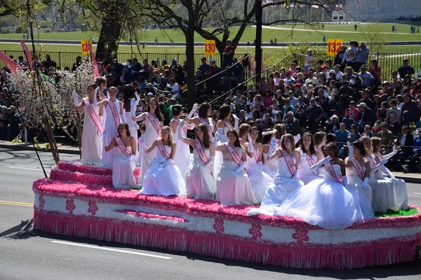 2016 Sfilata Nazionale dei Fiori di Ciliegio a Washington DC — Foto Stock