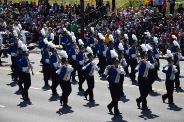 2016 Ulusal Cherry Blossom geçit töreninde Washington Dc