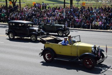 2016 Ulusal Cherry Blossom geçit töreninde Washington Dc