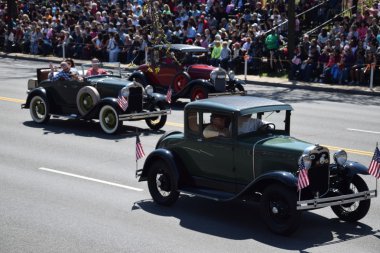 2016 Ulusal Cherry Blossom geçit töreninde Washington Dc
