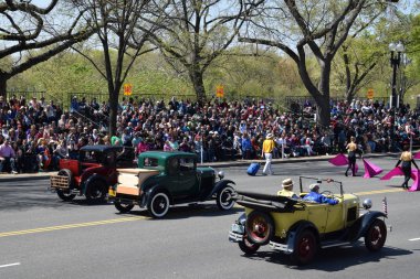 2016 Ulusal Cherry Blossom geçit töreninde Washington Dc